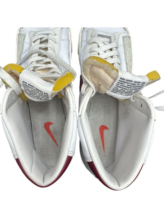 Nike Blazer Mid '77 Vintage White Team Red High Top Sneaker BQ6806-111, Size 12 - Picture 8 of 10